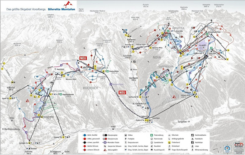 Skiregion Silvretta Montafon Skiurlaub Skireisen