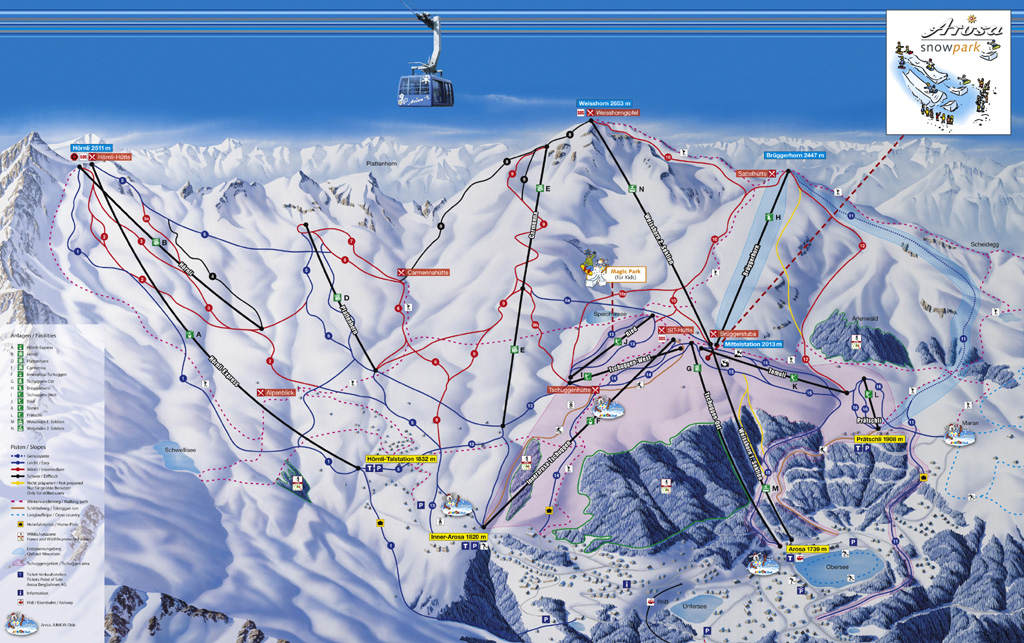Skiregion Arosa Skiurlaub Skireisen