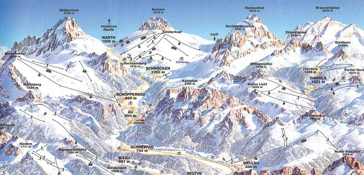 Skiregion Bregenzer Wald Skiurlaub Skireisen